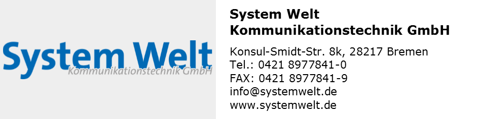 System Welt