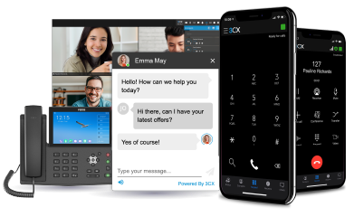 3CX Kommunikationslösung für IOS und Android