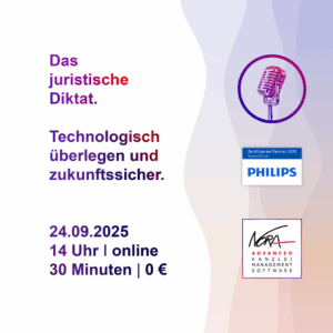 Das juristische Diktat mit Philips SpeechLive