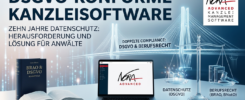 DSGVO-konforme Kanzleisoftware